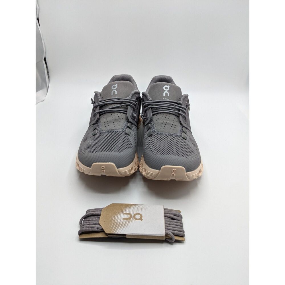 On Women's Cloud 5 Sneakers, Zinc/Shell, 6 Medium US - Picture 3 of 9